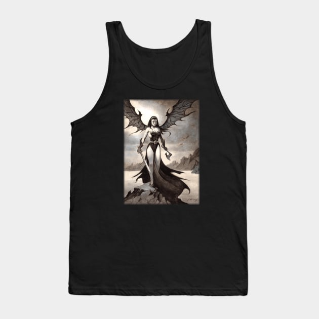 Angel of Death Tank Top by Paul_Abrams